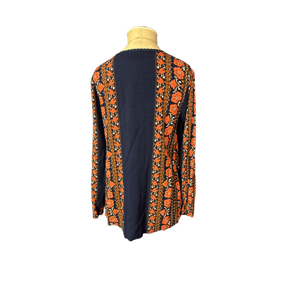 Matilda Jane Navy Floral Tunic Boho Size Small - Picture 4 of 4